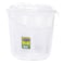 Kenpoly Stripe Bucket With Lid Clear 15L