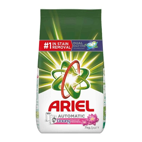 Ariel automatic low foam laundry powder detergent with a touch of downy freshness 7 Kg