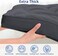 Vital Mattress Topper Soft Comfort White 500 GSM (Gray, Double Size -W120 X L200 Cm)