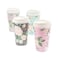Tiba Paper Cups with Lid - 24 Pieces
