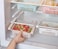 Adjustable Storage Rack Refrigerator Partition Layer Organizer 4 PCs
