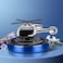 Blue Ocean Fragrance Solar Helicopter Air Freshener, Eco Solar-Powered Helicopter Car Perfume
