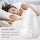 Eco Shine Cool Mist Humidifier For Bedroom, 3L Ultrasonic Air Humidifier For Babies, Premium Humidifying Unit, Whisper-Quiet Operation &amp; Automatic Shut-Off, Lasts Up To 11 Hours