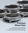 Ringke -  Xiaomi Watch S1 Adhesive Frame Ring Cover   Bezel Styling + Glass Combo   Silver (46-01)