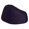 In House Niklas Velvet Bean Bag Chair - Medium - Dark Purple