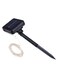 Generic Decorative Solar Power String Light White/Black 10meter