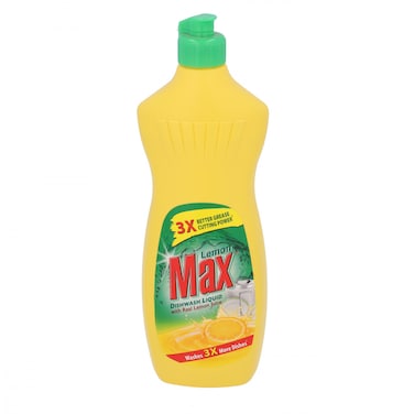 Lemon Max Dishwash Liquid Bottle 475 ml