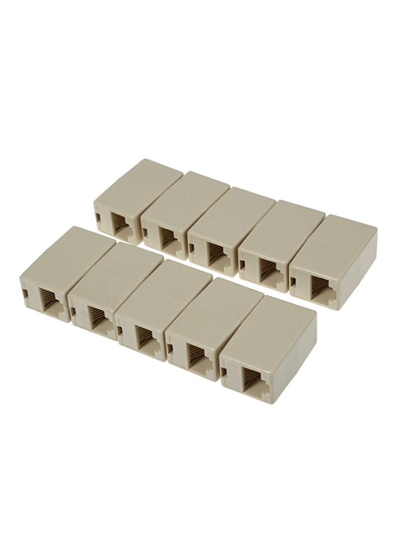Buy Generic Rj45-10-Piece Network LAN Cable Extender Connector Adapter ...
