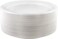 Lavish [ 25- Piece ] 8-Inch Compostable Heavy-Duty Eco-Friendly Disposable Sugarcane Biodegradable White Paper Plates