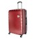 VIP Lisbon 4 Wheel Hard Luggage Bag Medium 22x50x69cm Red