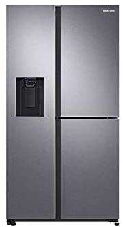 Samsung 650L Gross &amp; 602L Net Capacity Side By Side With FlexZone Refrigerator, Silver, RS65R5691SL (Installation Not Included)