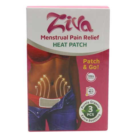 Ziva Menstrual Pain Relief Patch3Pk