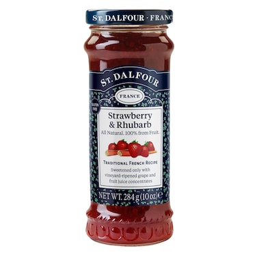St.Dalfour Sugar Free Strawberry And Rhubarb Jam 284g