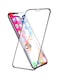 ZOLO - 6D Curved Tempered Glass Protector For Apple iPhone X Black/Clear