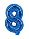 16inch Blue Number 6 Foil Balloon