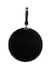 مقلاة تاوا مسطحة للغاية أسود 33سم