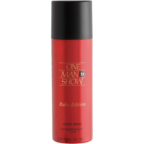 Jacques Bogart One Man Show Ruby Edition For Men 200ml Body Spray