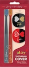 Flipper Toothbrush Cover &amp; Toothbrush Flp Play Ilove, Soft Bristles, 2 In 1 Combo Pack, For Couple, Made In Malaysia, Simplicity