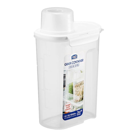 Lock and Lock Grain Container - 2.4 Liters - Clear