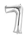 16inch Silver Number 7 Foil Balloon