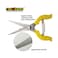Crownman Pruning Shear 8inch Yellow