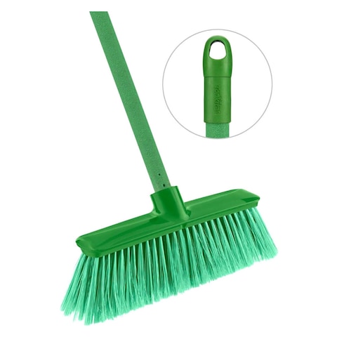 Arix Tonkita We Like Green Ecologica Indoor Broom With Stick Green