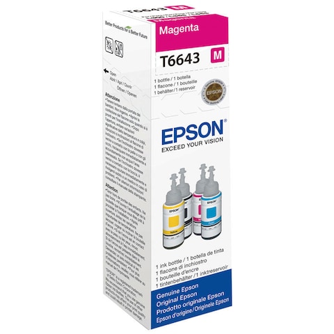 Epson Ink Bottle T6643 Magenta 70ml