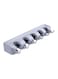 Generic - Wall Mounted Mop And Broom Holder Grey 42x9centimeter