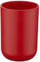 Plastic Tumbler for Bathroom, Red, 7.3 x 7.3 x 10.3 centimeters