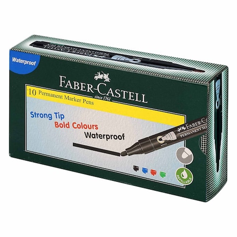 Faber Castell  Marker Permanent Black Round.