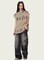 Mei Stylish Unisex Summer Casual Sleeveless Relaxed Fit Crew Neck T-shirt, S Size, Light Brown