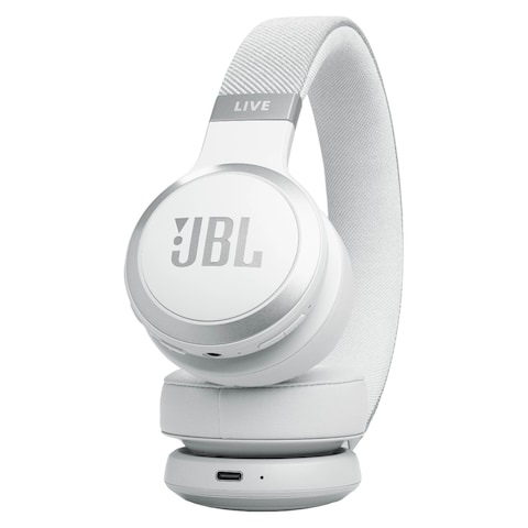 JBL Live 670NC Bluetooth Over-Ear Headphones White