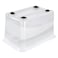 Okt Storage Box Transparent  With Casts 52L