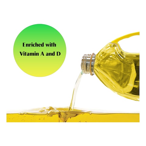 Carrefour Double Refined Cooking And Frying Oil 1.5L Pack of 2