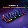 Glorious GMMK 2 65% Arabic &amp; English RGB Gaming Keyboard - TKL Hot Swappable Mechanical Keyboard, Linear Switches, Wired, TKL Gaming Keyboard, Compact Keyboard - Black RGB Keyboard