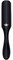 Denman D3 Gold Crown Hairbrush, Black