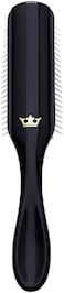 Denman D3 Gold Crown Hairbrush, Black