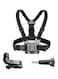 Generic - Chest Strap Mount Belt For Gopro Hero7/6/54K Black