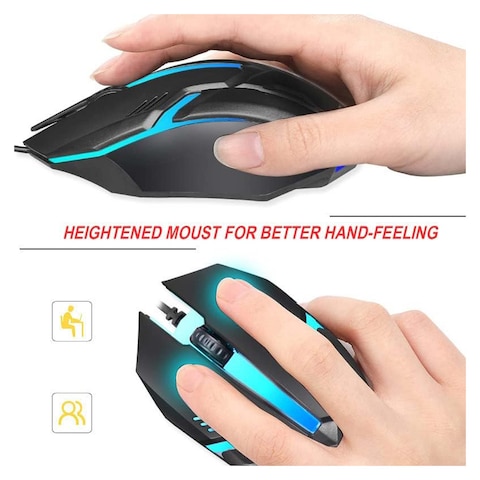 Zero ZR-200 Wired Gaming Mouse - Black