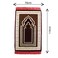 STARGOLD Traditional Turkish Prayer Mat 70x110 cm Large Portable Multicolor Islamic Prayer Rug, Janamaz Sajjadah For Men And Women