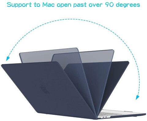 Ntech Macbook Pro 16 Inch (2019 Release), Hardshell Case Cover For Macbook Pro 16&quot; With Touch Bar And Touch Id Model A2141 - Black ((Ntech))