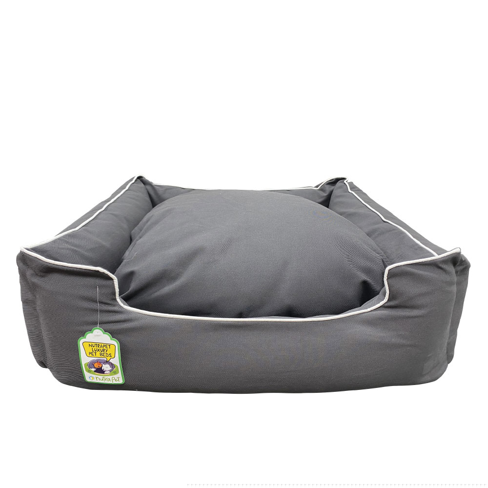 Nutrapet L-69Cm W-64Cm H-25Cm W/R Lounger Bed Coffee S