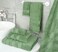 Safi Plus Luxury Hotel Quality 100% Turkish Genuine Cotton Towel Set, 2 Bath Towels 2 Hand Towels 2 Washcloths Super Soft Absorbent Towels for Bathroom &amp;amp; Kitchen Shower - Sage Green