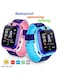Generic Q12 Kids Intelligent Watch IP67 Waterproof Touch-Screen Sos Phone Call Device Location Tracker Anti-Lost Watches Blue