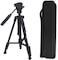 Coopic Cp Vt-05 Ii Foldable Tripod With Max Height 165Cm/65Inch Removable Monopod With Horizontal Fluid Pan Head For Camera And Camcorder Photography Load Up To 5Kg.