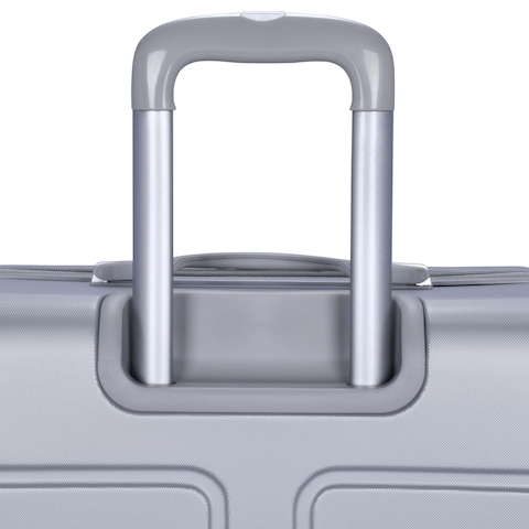 Senator Travel Bag Suitcase A1012 Hard Casing Medium Check-In Luggage Trolley 61cm Silver