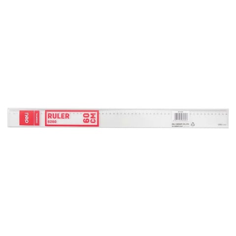 Deli Plastic Ruler - 60 Cm