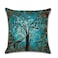 Rishahome Moony Night Printed Cushion Cover, 45x45 cm