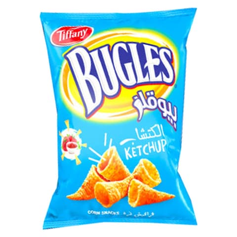 Tiffany Bugles Corn Snacks Ketchup 25g