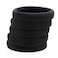 YeeFan 20 Pieces Hair Ties Bands Black Elastics Ponytail Holders Headband For Thick Heavy And Curly Natural Rope